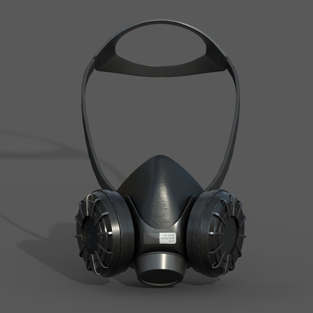 3D gas mask model - TurboSquid 1562190