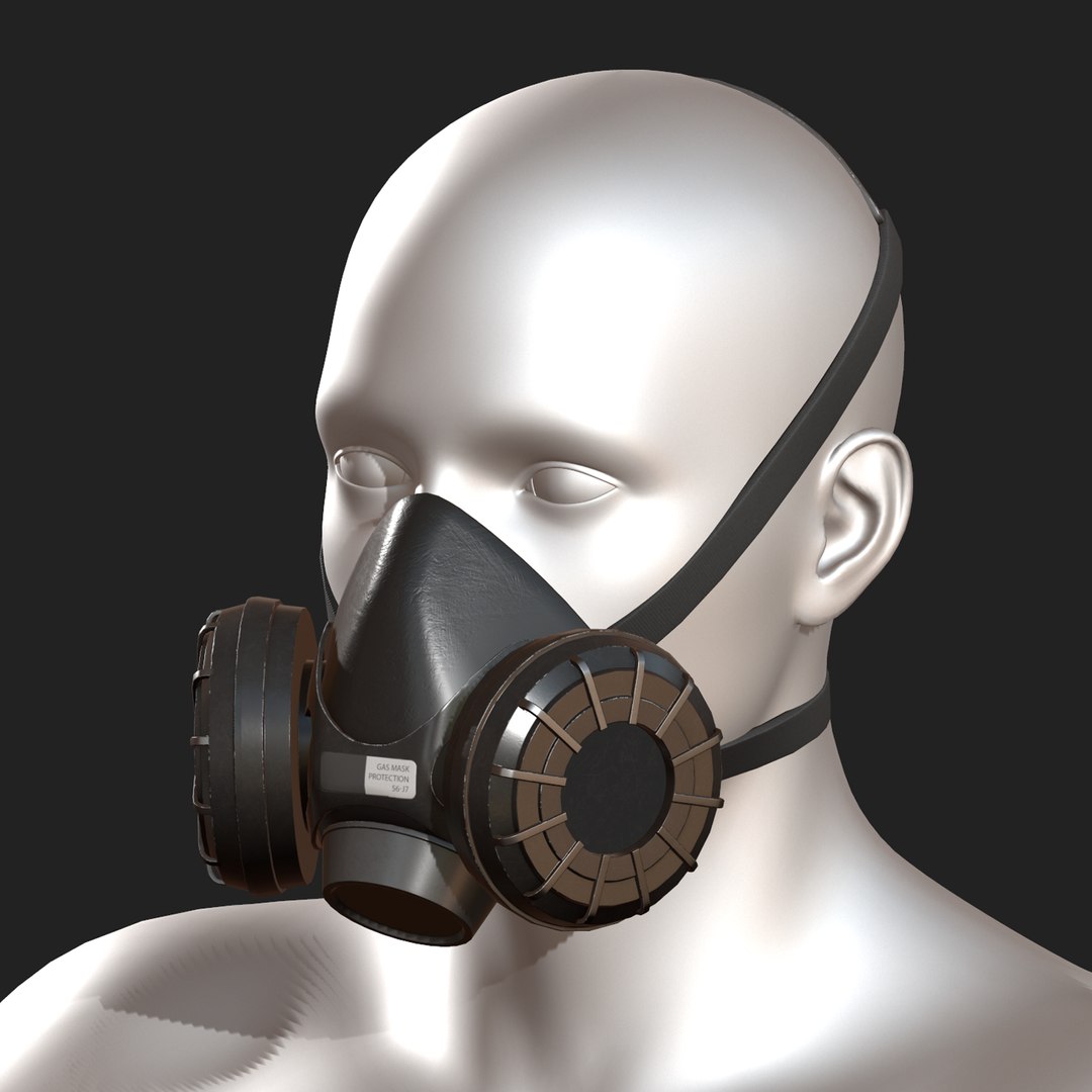 3D gas mask model - TurboSquid 1562190