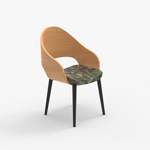 3D Compact Bar Chair Scandinavian Army Max 2022 model
