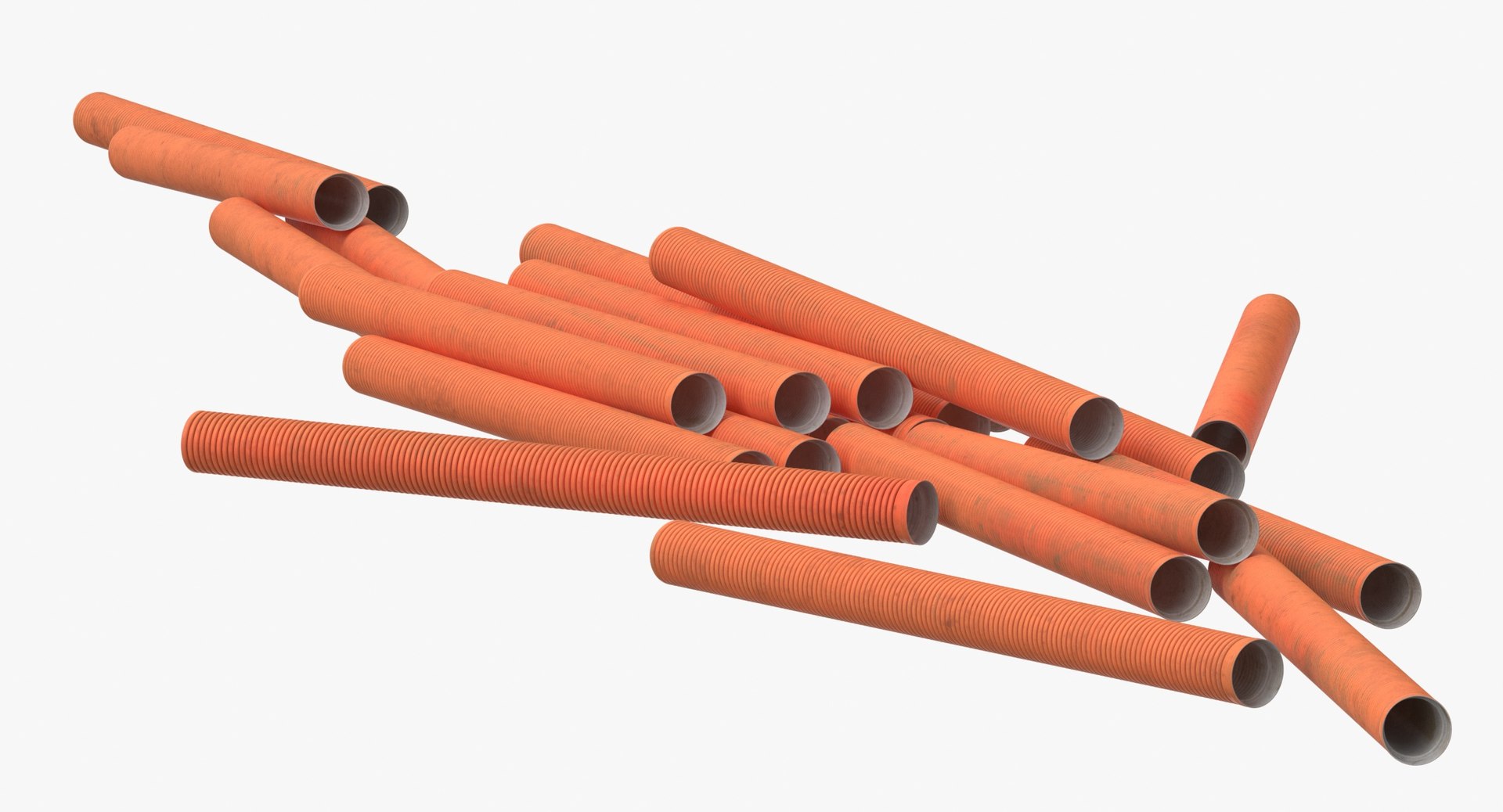 3D Pipes PVC Pile Small Medium and Large1 model - TurboSquid 2031963