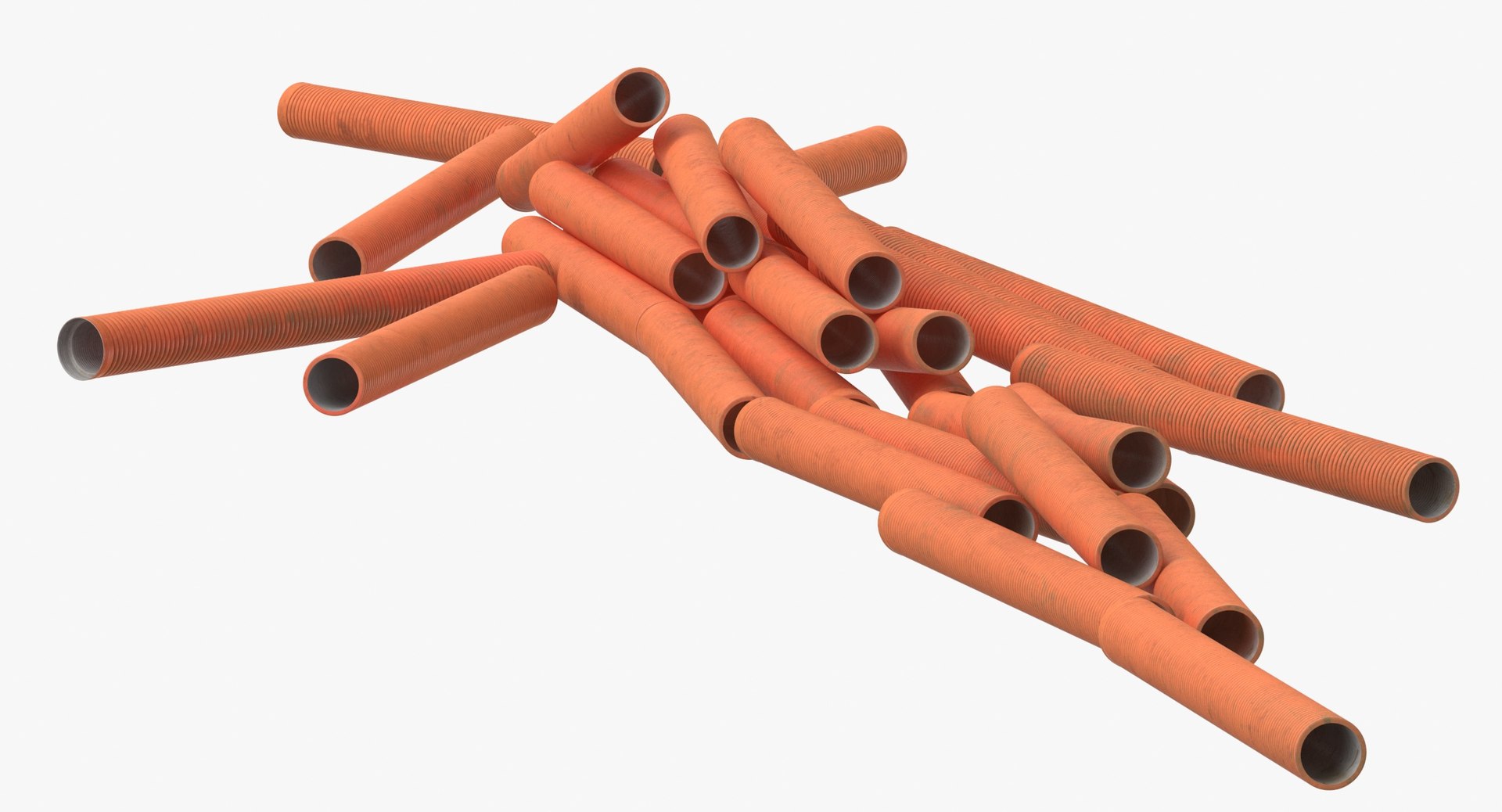 3D Pipes PVC Pile Small Medium and Large1 model - TurboSquid 2031963