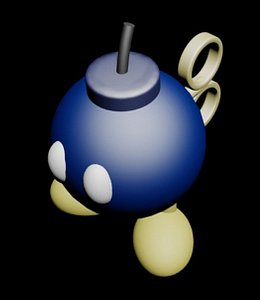 free max mode mario bomb-omb