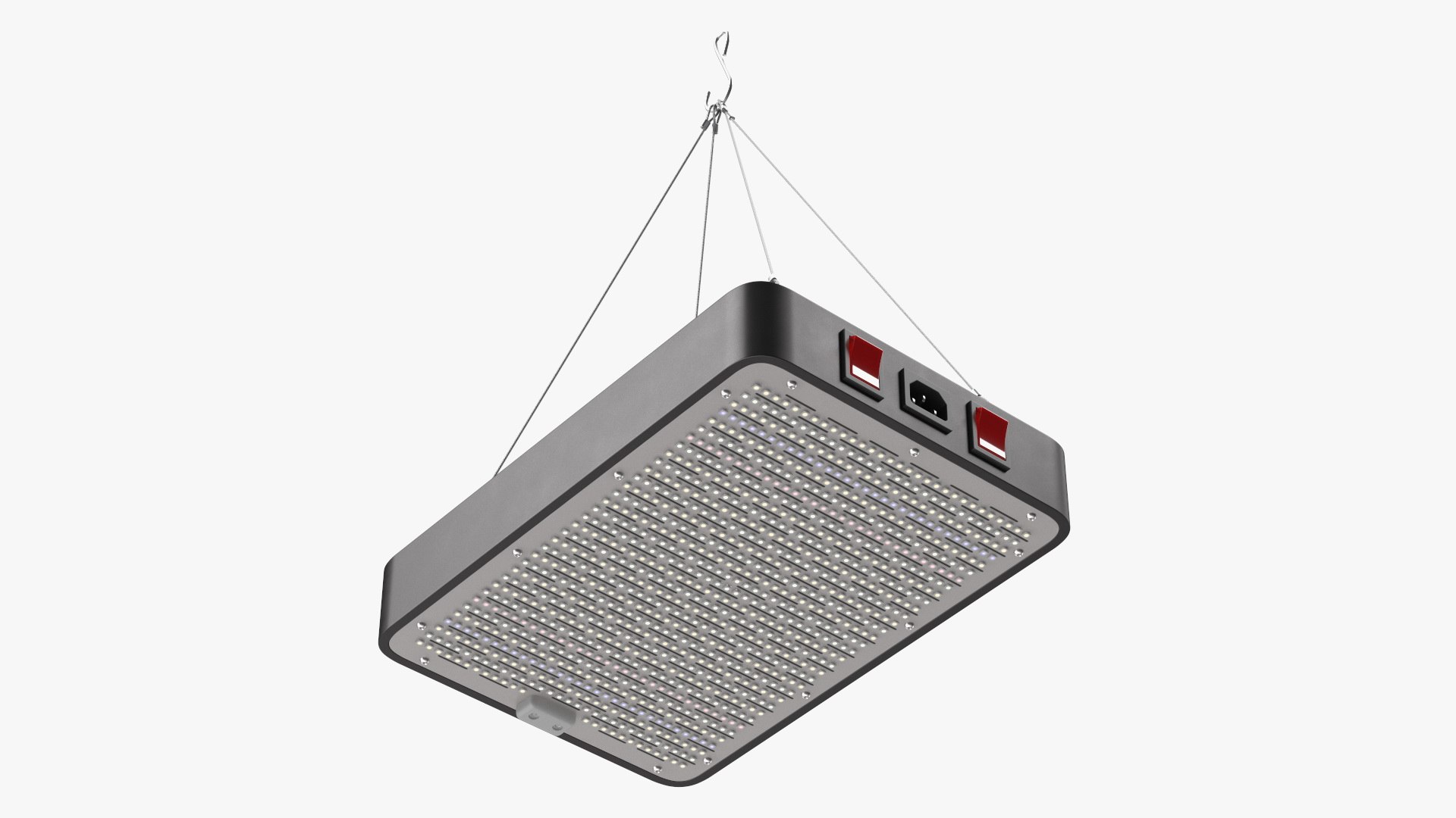 Led Grow Light 1000W 3D model preview