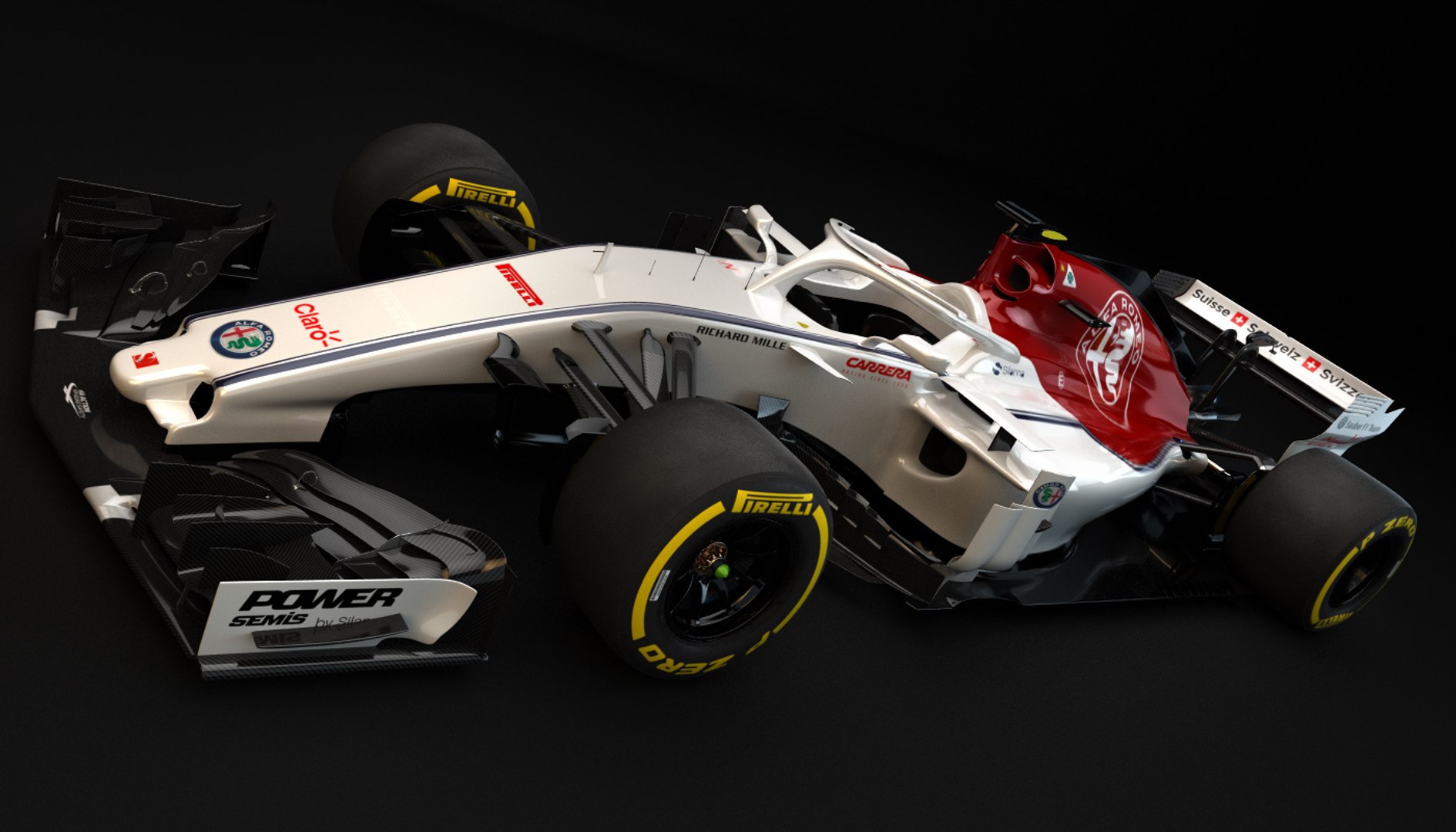 3D F1 Alfa Romeo Sauber Model - TurboSquid 1264048