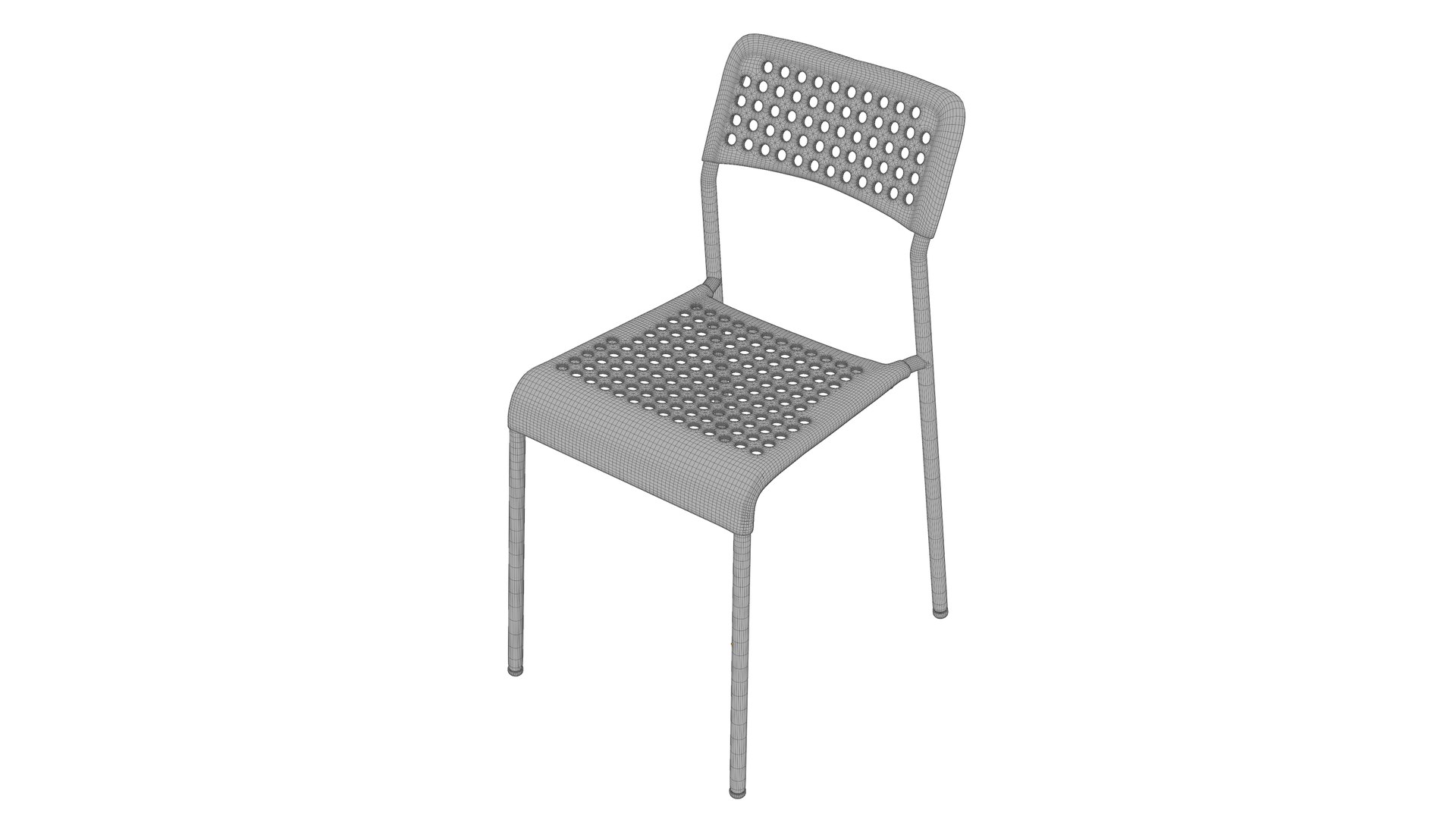 IKEA Adde Chair Model - TurboSquid 2331705