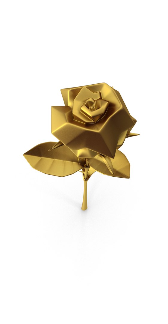 3D Rose Gold - TurboSquid 1658677