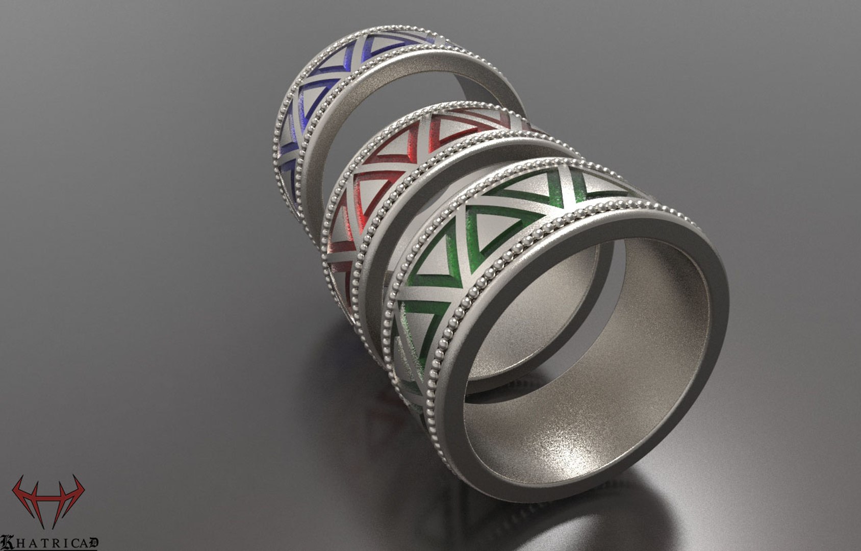 3D Model Enamel Ring - TurboSquid 1460034