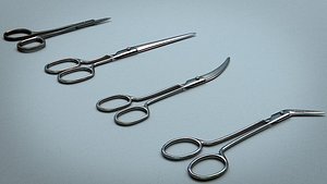 scissors steel 3ds
