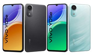 Vivo Y05e Grand Black And Crest Teal 3D model