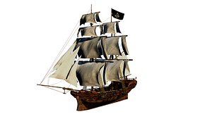 3D Pirate Ship model