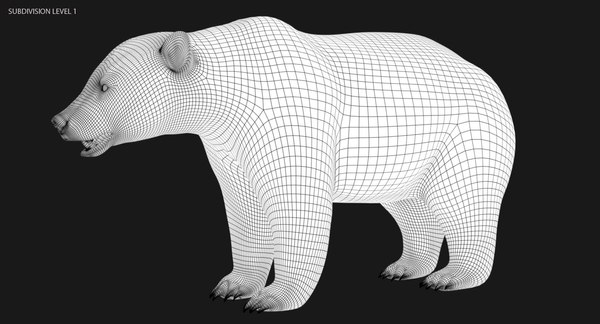 3D model bear fur - TurboSquid 1227484