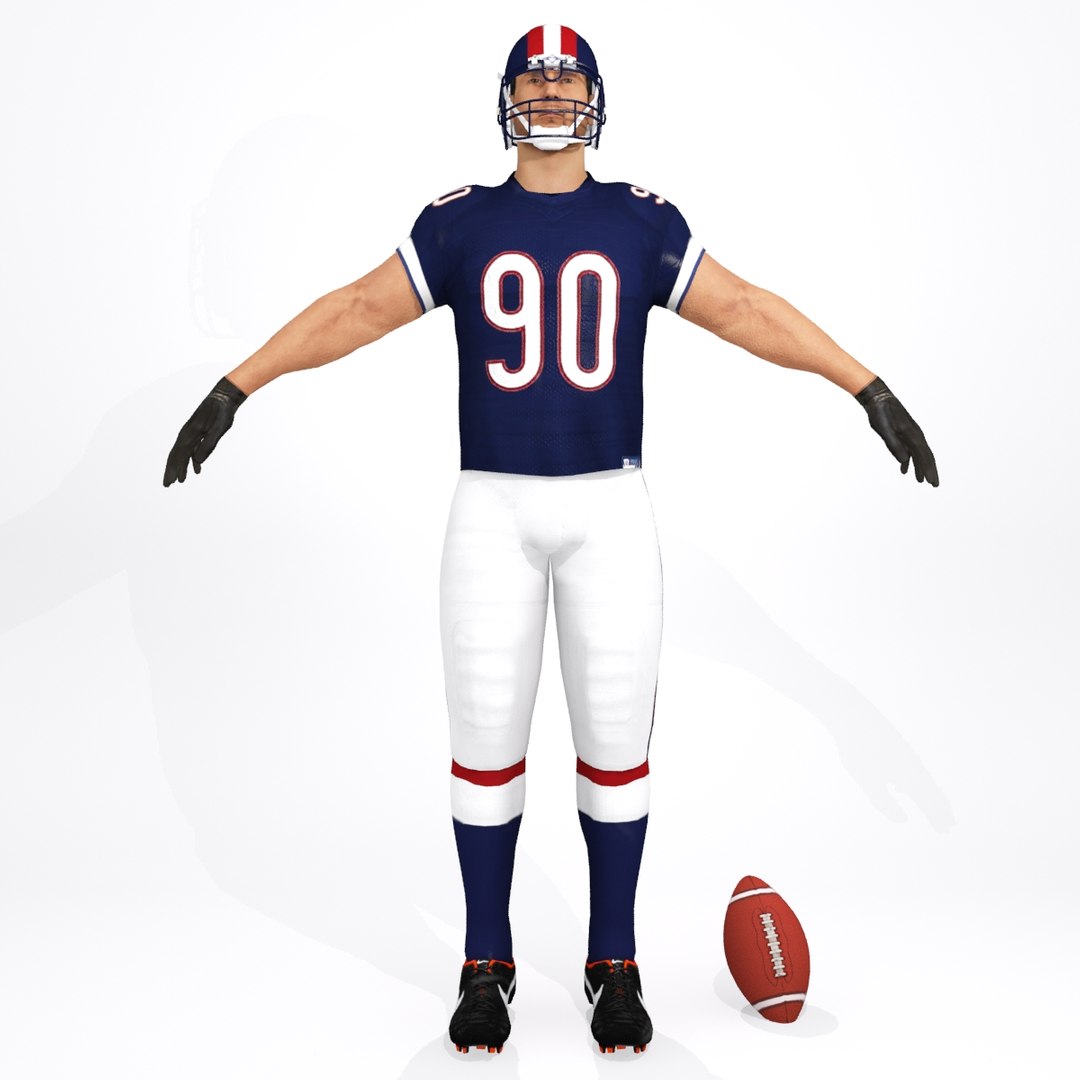 C4d American Football Player