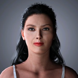 3D Salma Hayek Character 3D Model