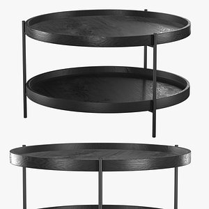 Noir Tiered Coffee Table 3D model