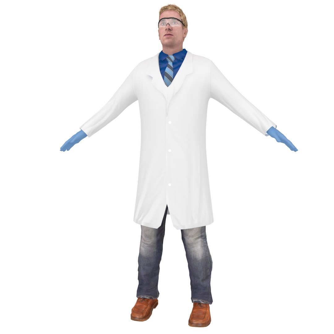 Scientist Doctor Games 3D - TurboSquid 1313801