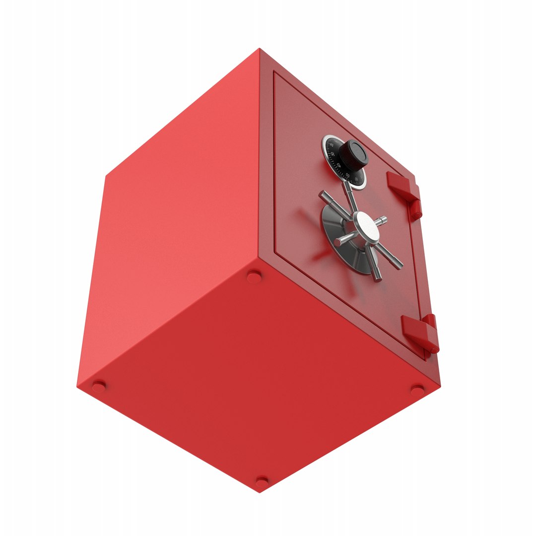 Red Safe 3D - TurboSquid 1926183
