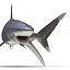 3ds oceanic whitetip shark pose