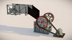 jaw crusher 3D Model