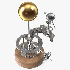 Steel Vintage Solar System Orrery