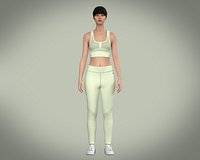 Gym-Bralette With Legging