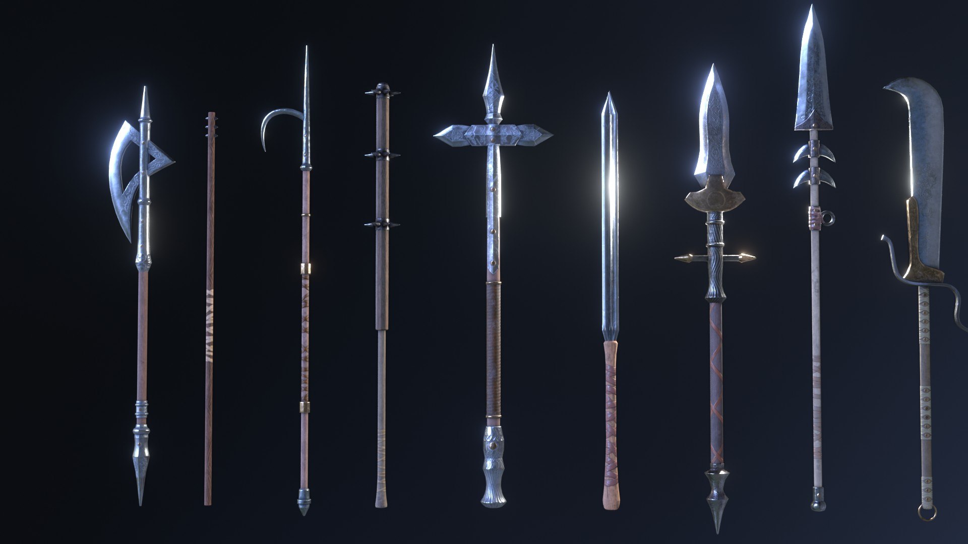 3D Fantasy Weapons - TurboSquid 1713083