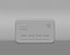 Credit card 3d model