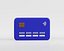 Credit card 3d model