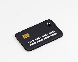 Credit card 3d model