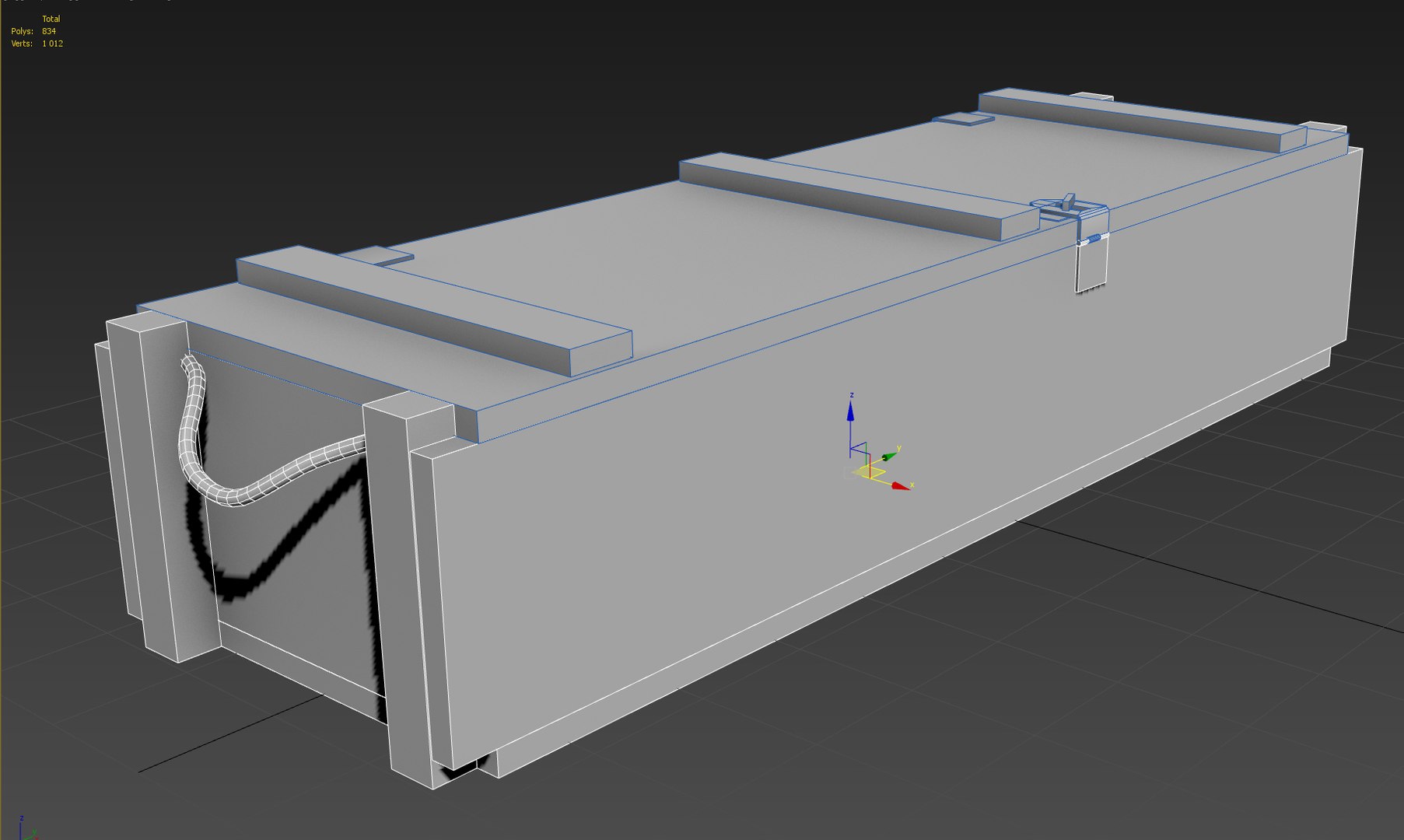 3D Wooden Ammo Box Pbr Model - TurboSquid 1279748