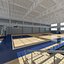Interno dell'arena di pallacanestro