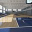 Interno dell'arena di pallacanestro