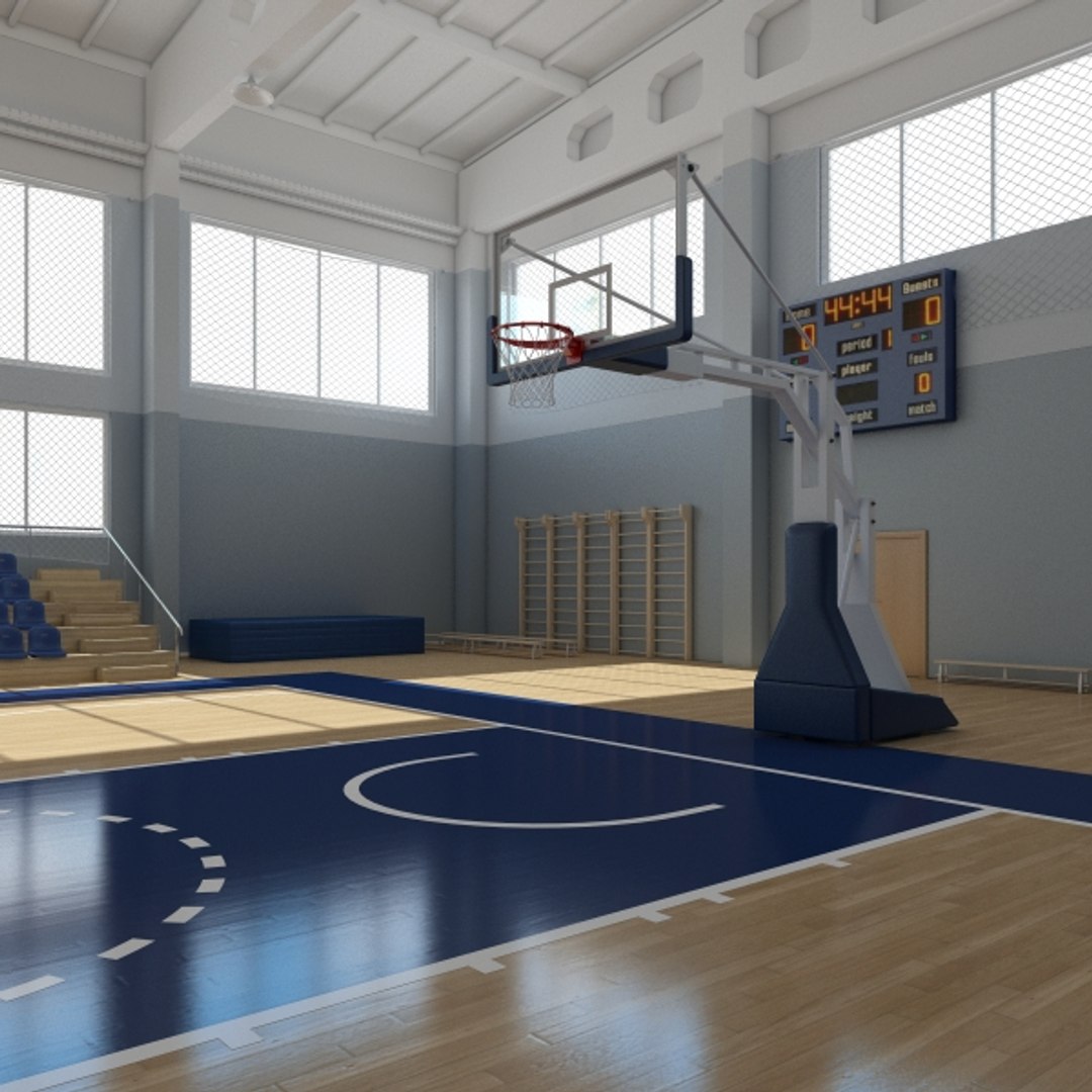 Basketball Arena Interior 3D Model - TurboSquid 1173165