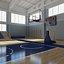 Interno dell'arena di pallacanestro