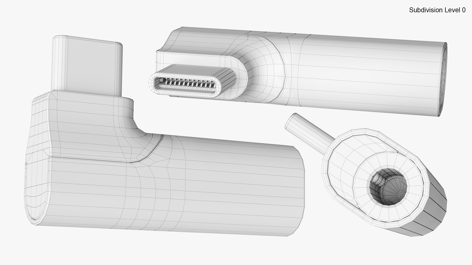 3D 5 USB Adapter Collection - TurboSquid 2278623