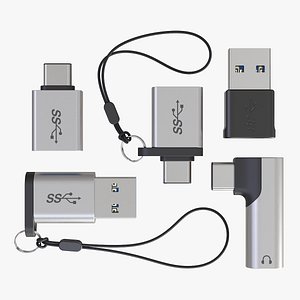 3D 5 USB Adapter Collection