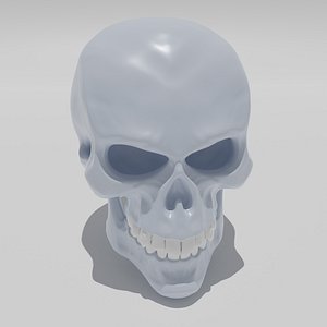 stylized skull