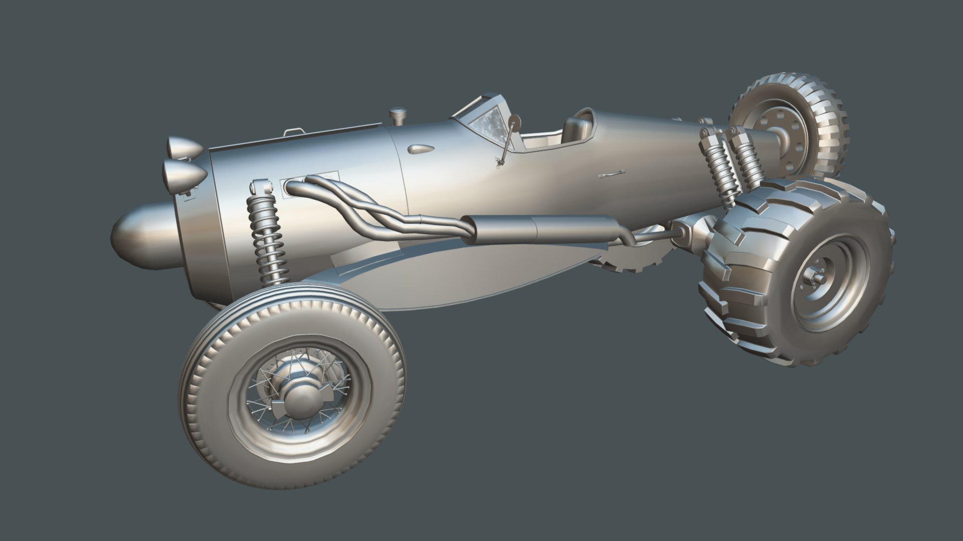 Free 3D Fw190 AirplaneCar - TurboSquid 2065872