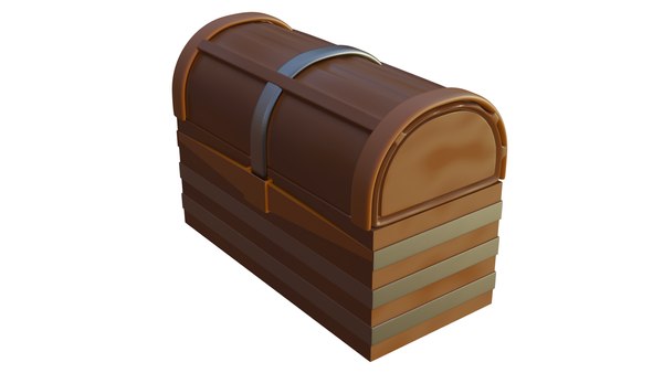 3D low poly Chest - TurboSquid 1978120