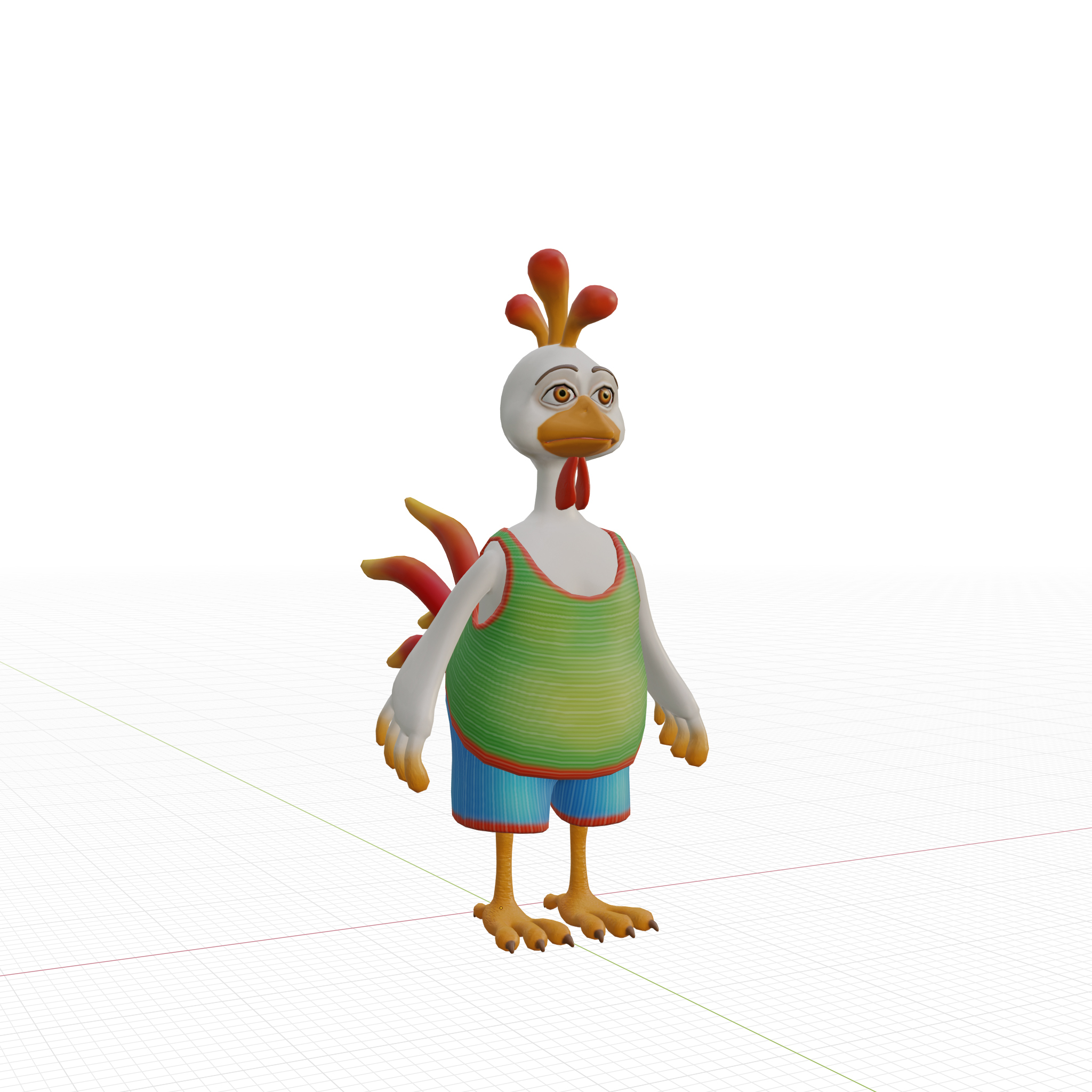 Hahn 3D-Modell - TurboSquid 1714151