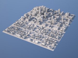 3D karton city 2 model