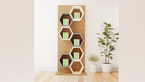 Bookcase 04 3D model