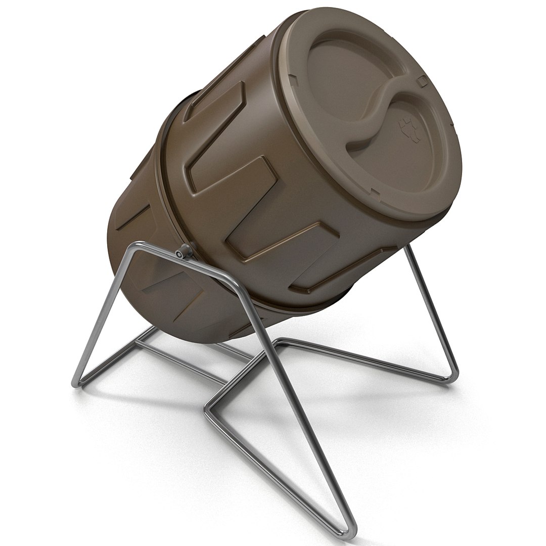 Compost Bin Suncast Tumbling 3d Model