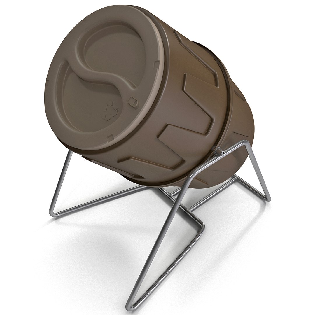 Compost Bin Suncast Tumbling 3d Model