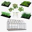 Estufa de jardim com coleção Grows 4