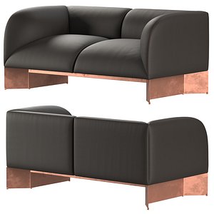 3D De Castelli Caravan 2 seat sofa