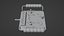 Control remoto Low-poly modelo 3d
