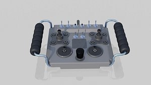 Remote Control Low-poly 3D model 3D model