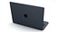 3D Apple MacBook Air 2022 Midnight model