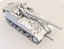탱크 155mm GMC M40 또는 8 인치 곡사포 모터 캐리지 M43