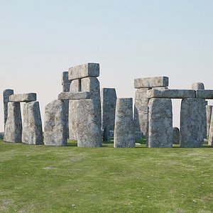 3D model stonehenge